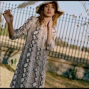 ANTHRO MAEVE 🐍 Juno Dress in Python - Size M